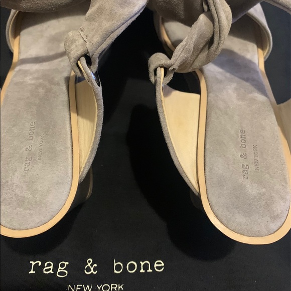 ✨NIB Rag & Bone Damien Wedge in Warm Grey Suede - Size 8 (38) - Picture 7 of 10
